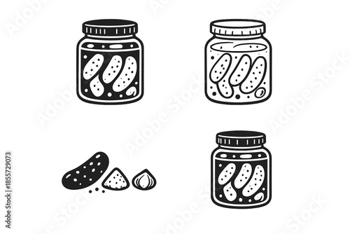 Pickles and Spices Illustration
