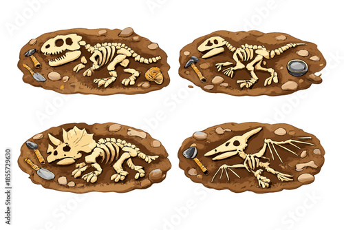 Dinosaur Skeletons Discovery