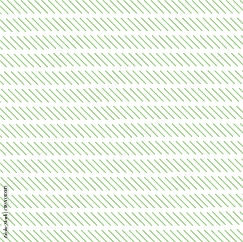 Seamless Mint Green Diagonal Dashed Line Geometric Vector Pattern