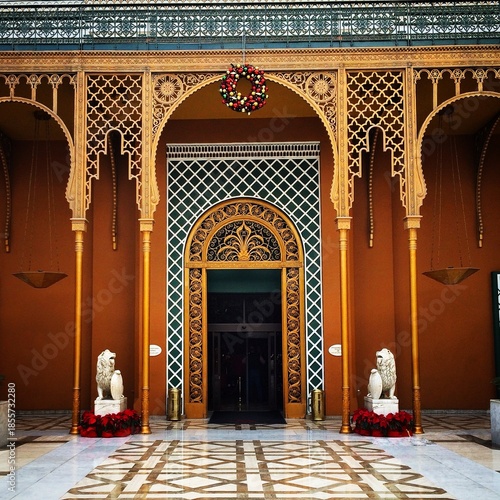 entrance to the Cairo Khayyam Palace