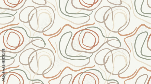 Vibrant abstract background with swirling lines in earthy tones