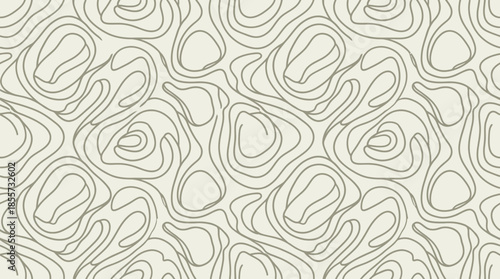 Modern abstract topographic pattern with swirling lines
