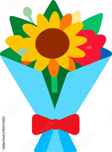 졸업 축하 벡터 아이콘 세트