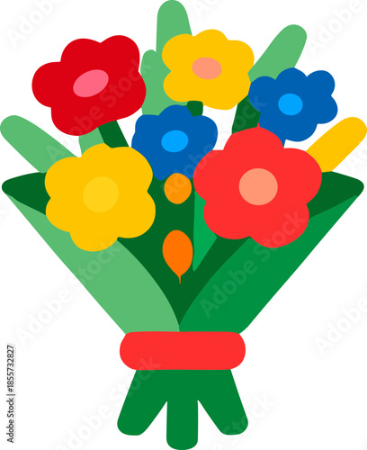 졸업 축하 벡터 아이콘 세트