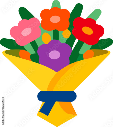 졸업 축하 벡터 아이콘 세트