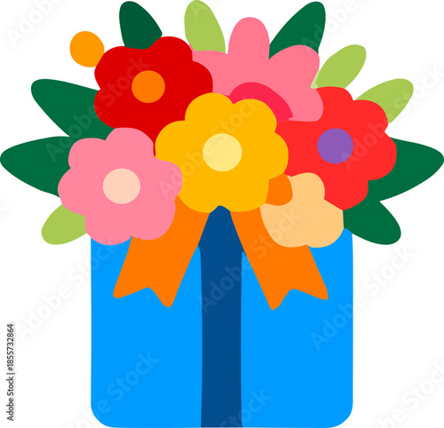 졸업 축하 벡터 아이콘 세트