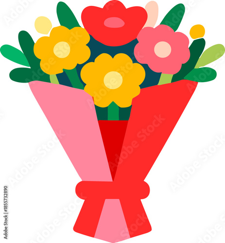 졸업 축하 벡터 아이콘 세트