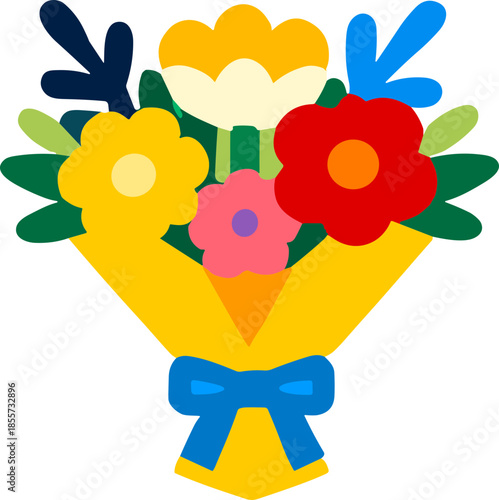 졸업 축하 벡터 아이콘 세트