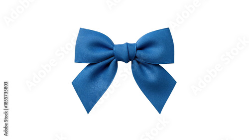 Blue bow tie on Transparent Background