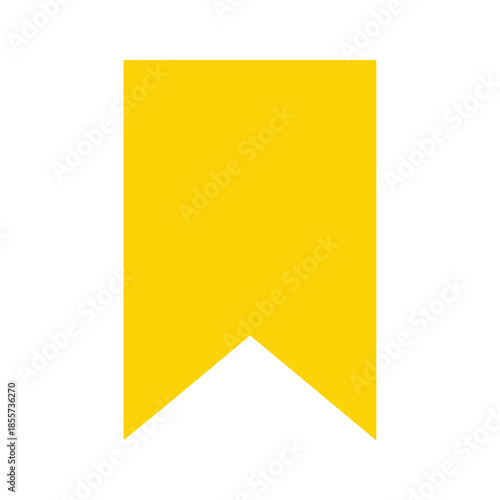 Yellow Bookmark Icon
