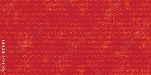 Vintage red halftone dots background in red colors. red vector