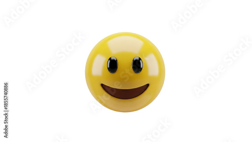 Yellow smiley face on Transparent Background
