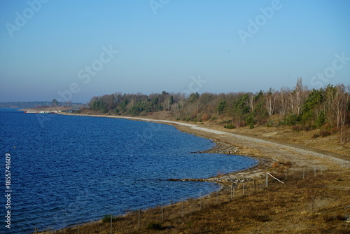 Ufer eines neuen Sees in Brandenburg