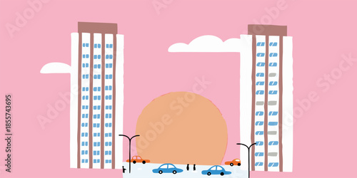 City Skylines at Dusk