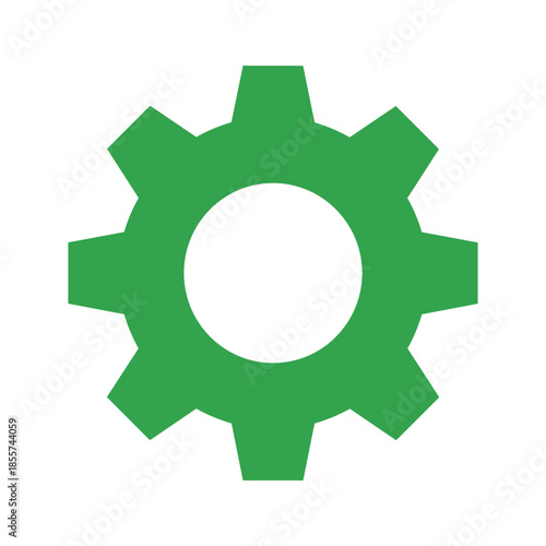 Green Gear Icon
