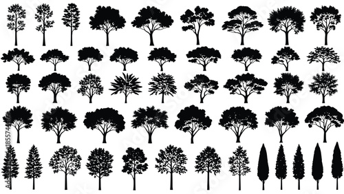 Set of fire flame vector icons and burning fire collection in different shapes and circular fire frames isolated on white