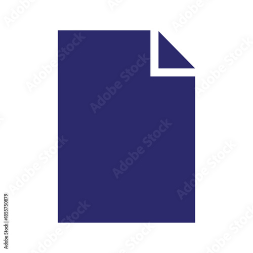 Vector Illustration of a Document