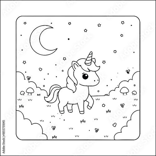 mermaid coloring page line art vector	