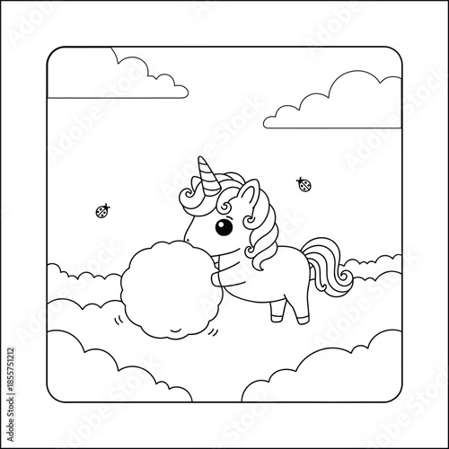 mermaid coloring page line art vector	