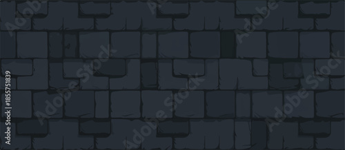 brick wall dark glossy rectangular tile seamless background texture