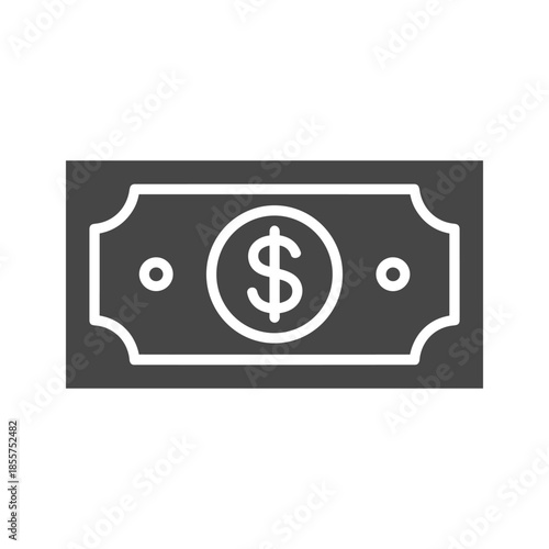 Dollar Bill Icon Vector