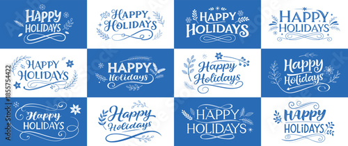 A set of vibrant valentine s day greeting card templates featuring hearts and text on transparent background.