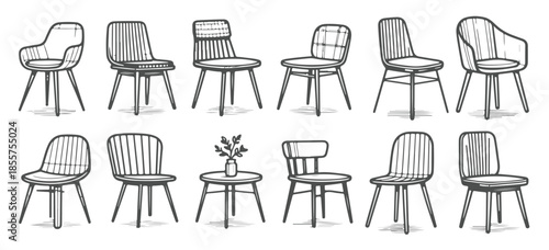 refined minimalist chairs for sophisticated spaces