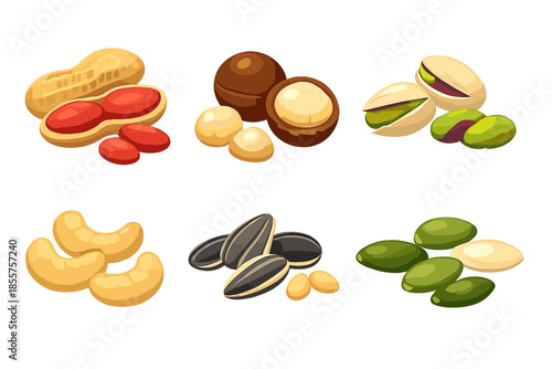 Assortment of Healthy Nuts and Seeds