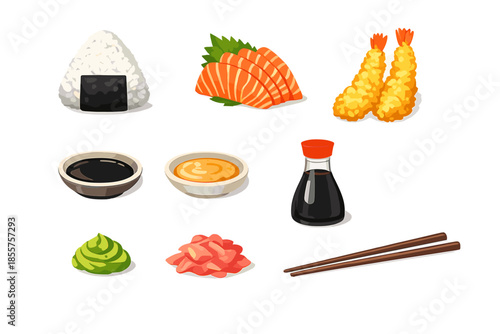 Japanese Food Assortment