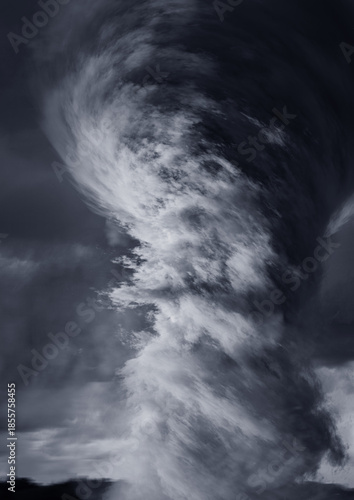 Wallpaper Mural View of a tromb, 3d animation Torontodigital.ca