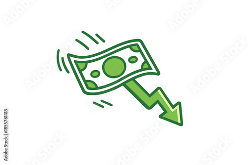 Falling Money Icon