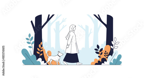 Happy young man jumping high in the air while triumphantly holding a large navy blue letter C against a colorful abstract background shape.