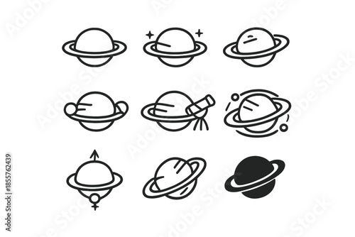 Planet Icons Set