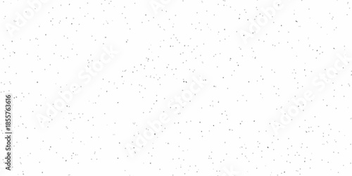 Vector textured white paper texture background and terrazzo flooring texture. Grunge old pattern surface closeup stucco rough wall.