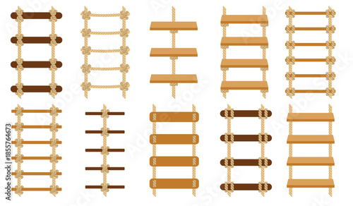 rope ladder vector 