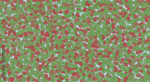 seamless camouflage pattern background with red green and brown abstract shapes for military design textiles gaming skins and graphic projects