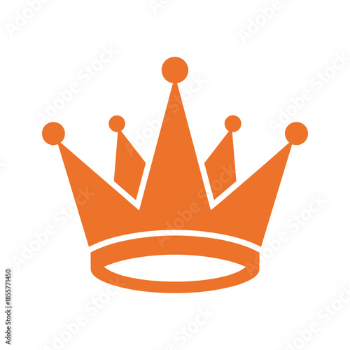 Orange Crown Icon