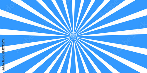 Blue sunburst background featuring a retro vector design with light rays, vintage grunge texture, and blue stripes creating a stylish starburst pattern for an artistic wallpaper backdrop