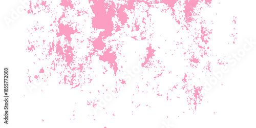 Abstract watercolor pink paint splashes and ink splatters create a grunge textured design with artistic liquid stains and powder patterns on a decorative paper wallpaper element