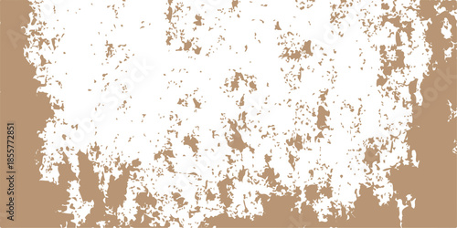 An abstract vintage grunge background featuring a rusty metal texture with aged brown paint and a rough weathered stone surface pattern