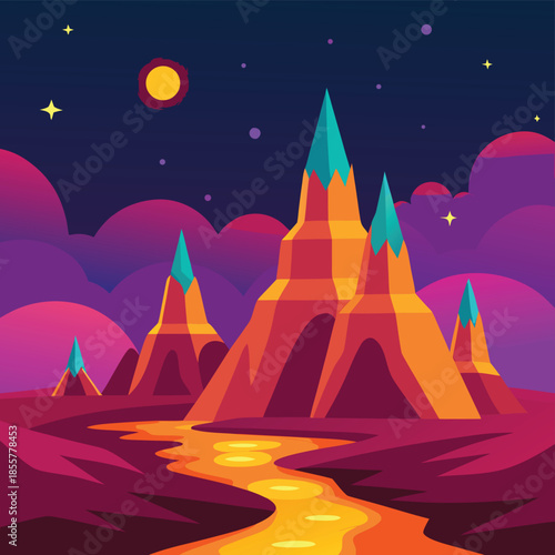 fantasy-hills-with-glowing-colors.eps