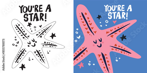 Cute hand drawn doodle lettering quote. Lettering for t-shirt design, mug print, bag print, clothes fashion. 100% hand drawn vector image.
