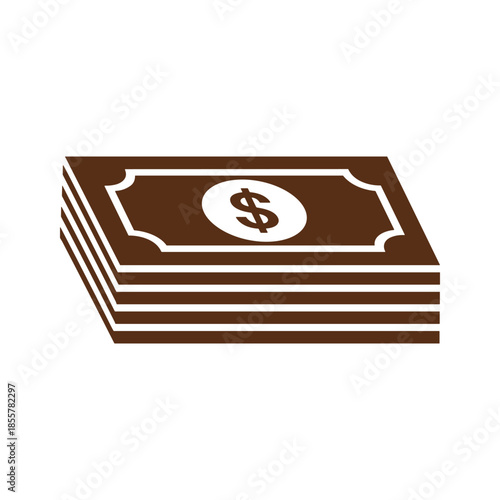 Dollar Bills Vector Icon