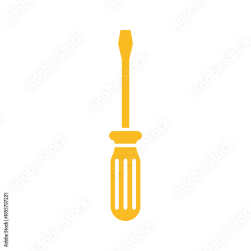 screwdriver on white background