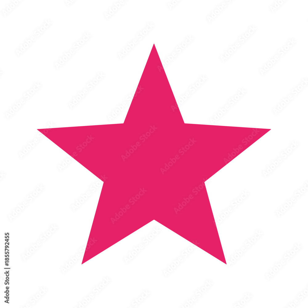 Obraz premium Pink Star Icon