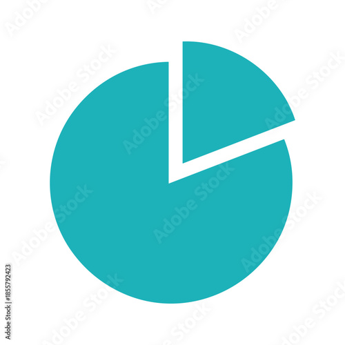 Pie Chart Vector Illustration
