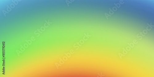 Smooth and blurry colorful gradient mesh background. Modern bright rainbow colors. Easy editable soft colored vector banner template. Premium quality