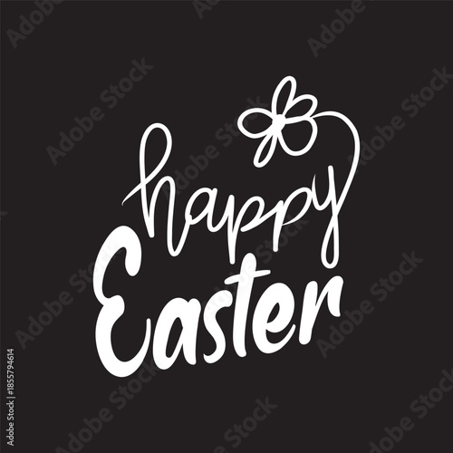 vector illustration of a happy Easter