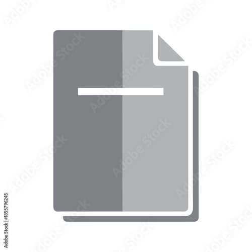 Grey Document Icon