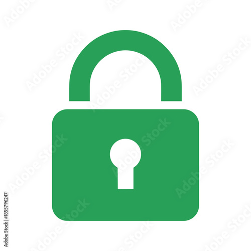 Green Padlock Icon
